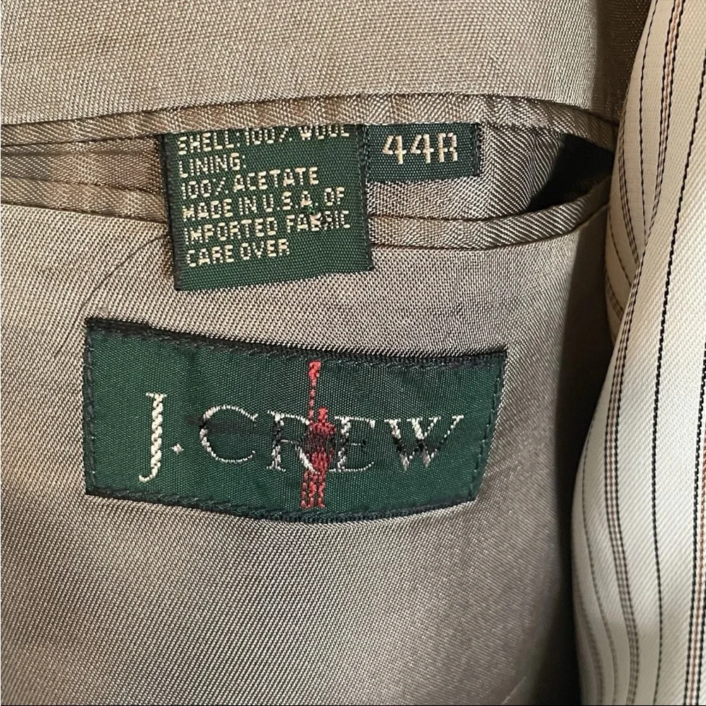 Vintage J Crew Oarsman Blazer Jacket USA Made Wool Mens 44R